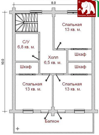 Проект 3-69, 220 кв.м., 10*14