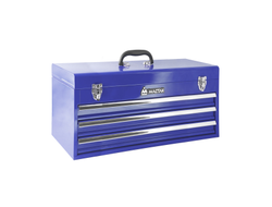 Ящик инструментальный, 3 выдвижных ящика и отсек, синий МАСТАК 511-03530B