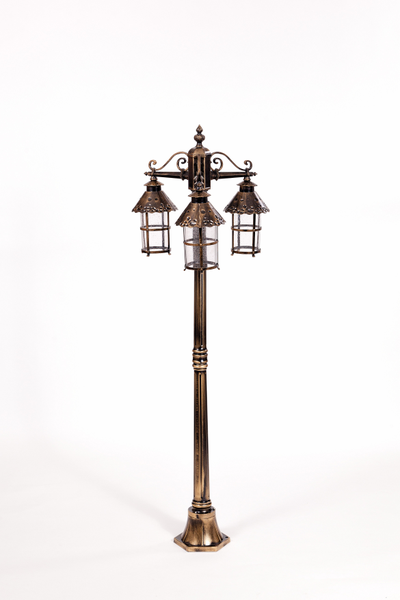 Садово-парковый светильник  Caior  l(170см)3 фонаря на опоре;