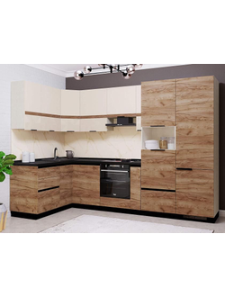 Кухонный гарнитур угловой Дакота (ширина 162х321 см)