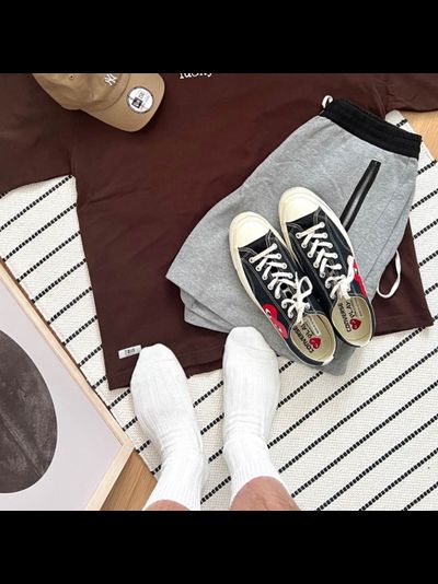 Converse Play Comme Des Garcons  с сердечком черные в горошек низкие