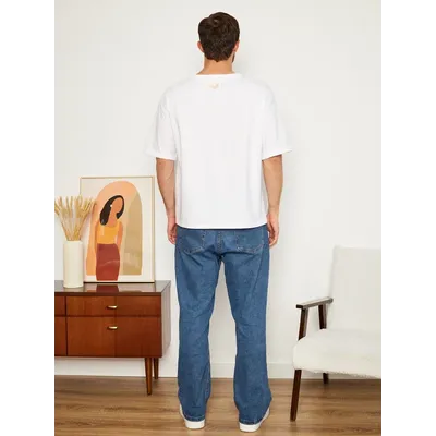 МУЖСКАЯ ФУТБОЛКА БЕЛАЯ  "ВОЗДУШНАЯ"