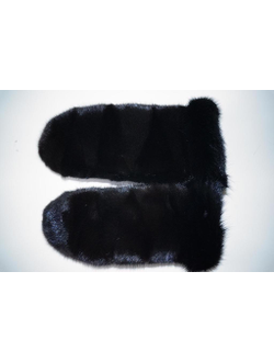 Варежки из меха норки