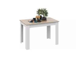 Стол обеденный Промо Тип 2 Белый/Дуб Сонома Светлый