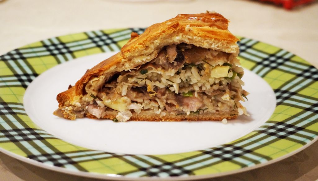 Пирог курник классический