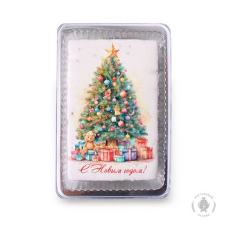 Ёлка с шарами " С Новым годом!" 140 грамм