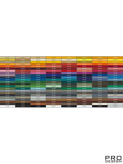 Порошковая покраска алюминиевого профиля по RAL