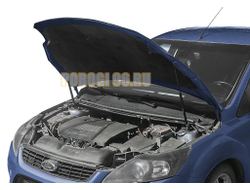 Амортизаторы капота, 2 шт. АвтоУпор для Ford Focus II / II рестайлинг 2005-2008 / 2008-2011
