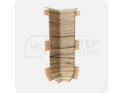 Угол внутренний для ПВХ плинтуса Vilo Linela 402 Дуб веллингтон