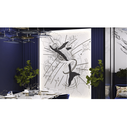 Панно гипсовое LEVITATION артикул SPN12