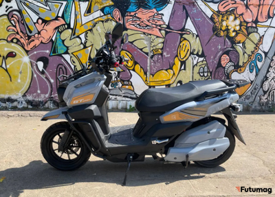 Электрический скутер Тур-Эндуро GT Tank  3000 серый