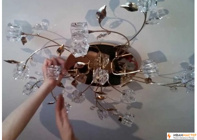 Сборка люстры в квартире и загородном доме ИВАНМАСТЕР