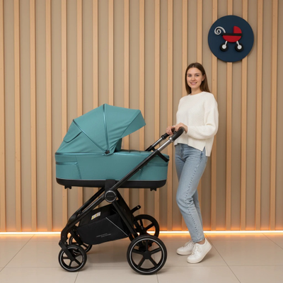 Детская коляска 3 в 1 Luxmom 812 Изумрудный