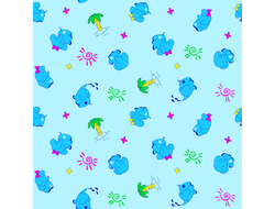 Фланель ш.90, детский рисунок