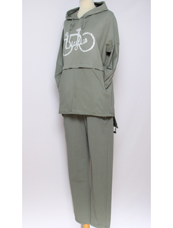 Худи  "ВЕЛОСИПЕД" хаки