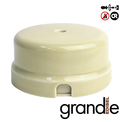 распределительная коробка из керамики слоновая кость