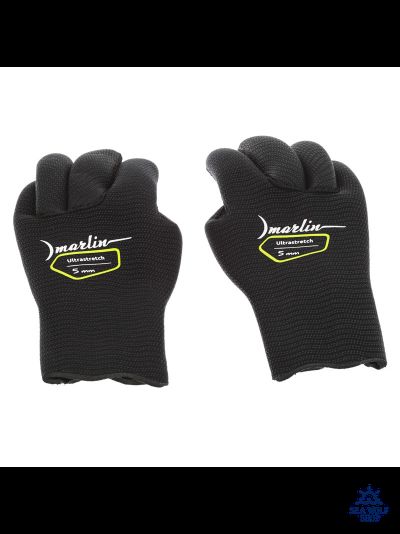 Перчатки неопреновые 5мм Marlin ULTRASTRETCH black р.S