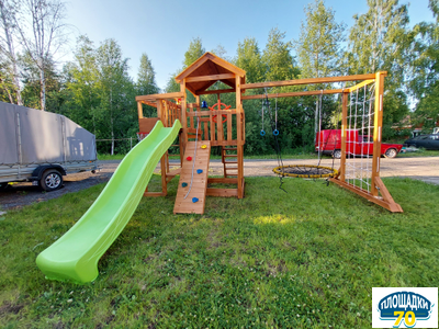 Детская площадка Савушка Мастер 4 Plus (горка 3 метра)