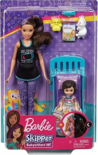Barbie Игровой набор с куклой Няня, FHY97/GHV88