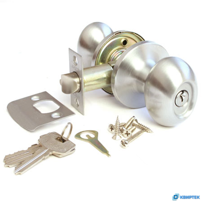 Ручка-защёлка дверная 6093-01-crm хром матовый купить в Челябинске | КВИРТЕК