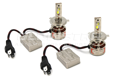 Aozoom P13/H4 с вентилятором 12V 100W 11000Lm (комплект, 2шт)