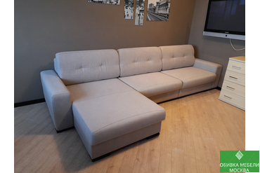 Угловой диван фирмы Эстетика обивка шенилл