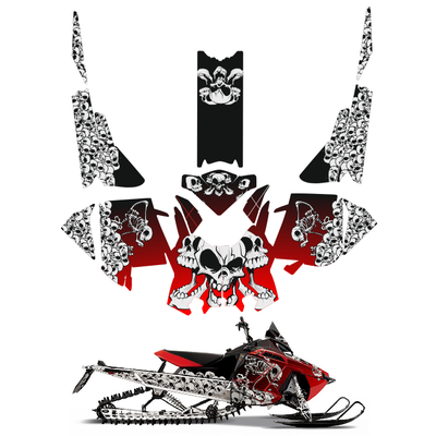 POLARIS RMK 509 - 2009 2015 наклейки