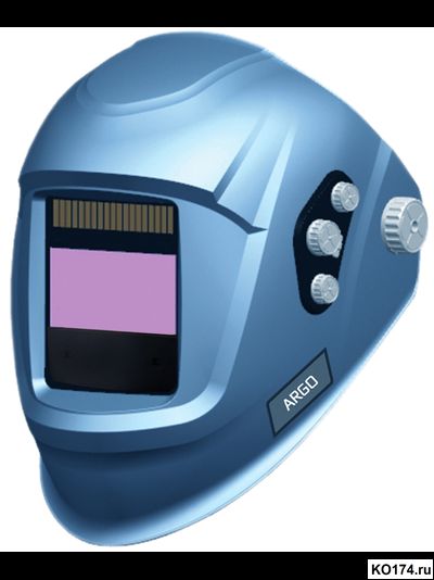 Маска сварщика хамелеон OPTIMA ARGO (BLUE) обзор 100х50 TRUE COLOR естественная цветопередача