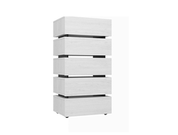 Гостиная OSLO (ОСЛО) - OSLO 6 Комод Бетон Пайн светлый - Черный