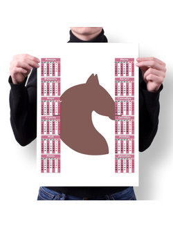 Календарь настенный талисман лошадь №43
