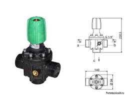Регулятор давления BP 300 вход 1 1/2 ш. 1 1/2 ш. 1 1/2 ш.