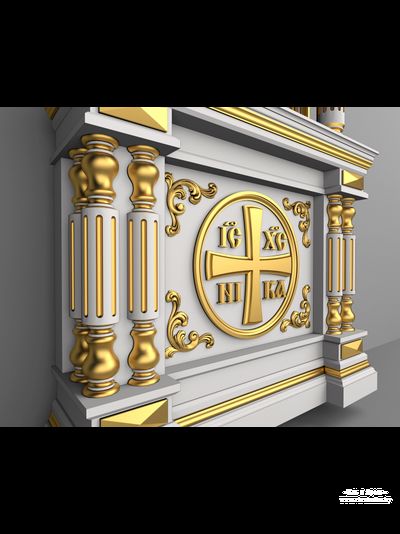 Киот напольный, 3d модель SketchUp