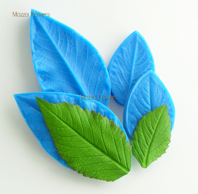 "Лист георгина" Силиконовый молд  (вайнер)