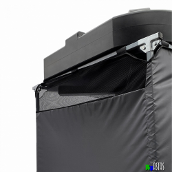 Кабина душевая дачная Rostok серая