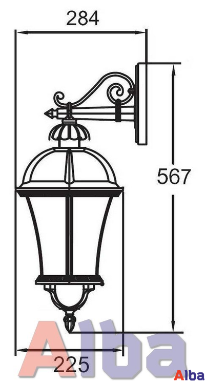 Rome L 95202 Gb Парковый светильник