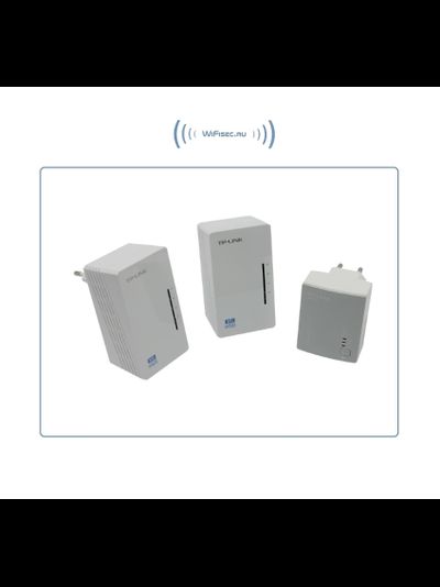 TP-LINK, HomePlug AV Сетевой адаптер PowerLine 500 Мбит/с Ethernet + WiFi точка доступа (комплект 2+1 шт.)
