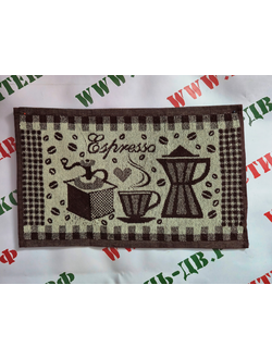 Полотенце махровое "Кофе пауза", арт. 1с105.413ж1, 50*30