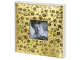 Фотоальбом BRAUBERG свадебный, 20 магнитных листов 30х32 см, под фактурную кожу, светло-золотистый, 391127