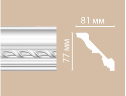 Потолочный плинтус из полиуретана с орнаментом DECOMASTER (Декомастер) - 95673