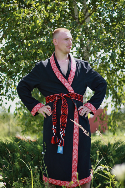 Халат для бани из крапивы