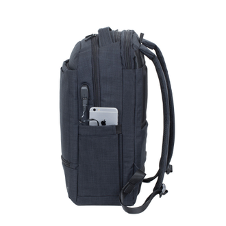 Рюкзак для ноутбука 17.3, RivaCase Biscayne, черный, 8365