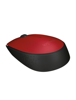 Мышь компьютерная Logitech (910-004641) Wireless Mouse M171, красная