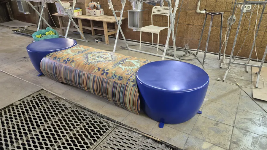 Скамья из стеклопластика