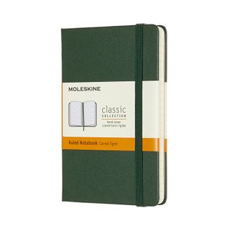 Блокнот &quot;Classic&quot; (в линейку), Pocket, зеленый