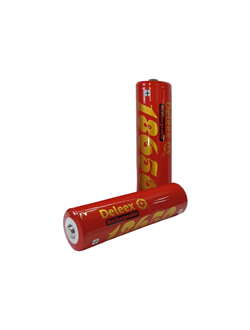 Перезаряжаемая батарея "Deleex" (Li-ion 18650), характеристики: 12000mAh/3.7V/2шт. Цена за 5уп