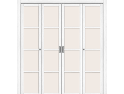 Складная дверь Твигги 11.3 Бьянко 4 створки