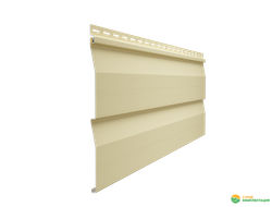 Сайдинг ПВХ Docke Standard Корабельный Брус D4,5DL банан 3000×232 мм