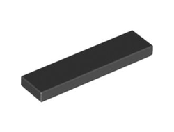 Tile 1 x 4, Black (2431 / 243126)