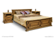 Кровать двуспальная Верди Люкс 180 (высокое изножье), Belfan купить в Алуште