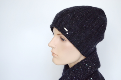 Vizio Италия 8064 C шапка черная цвет 9